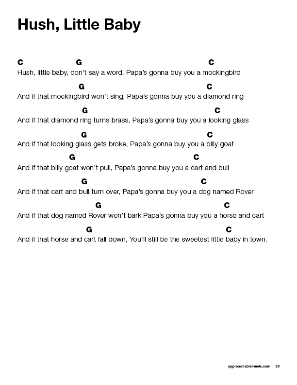Easy Ukulele Songs for Kids PDF preview page