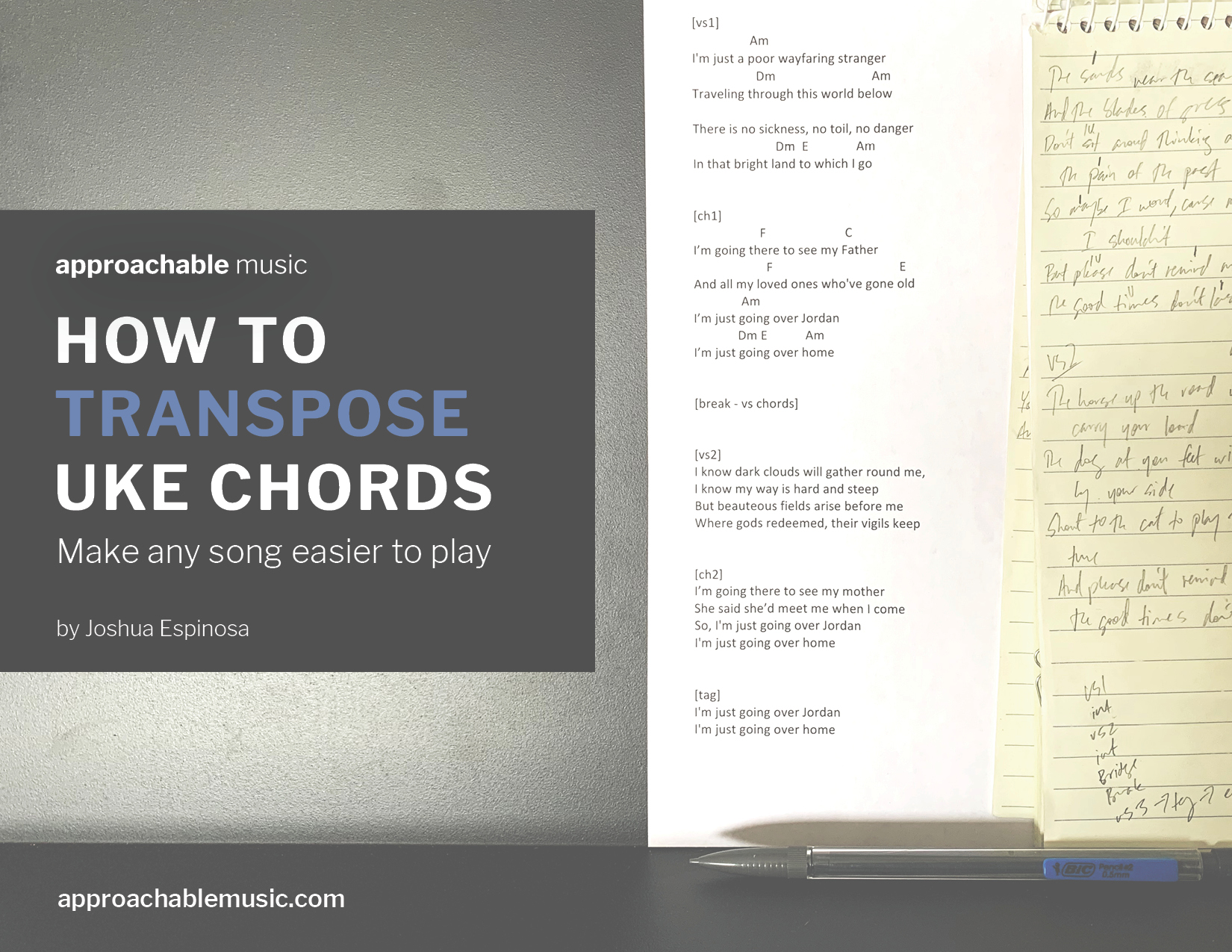 Transpose Ukulele Chords preview 1